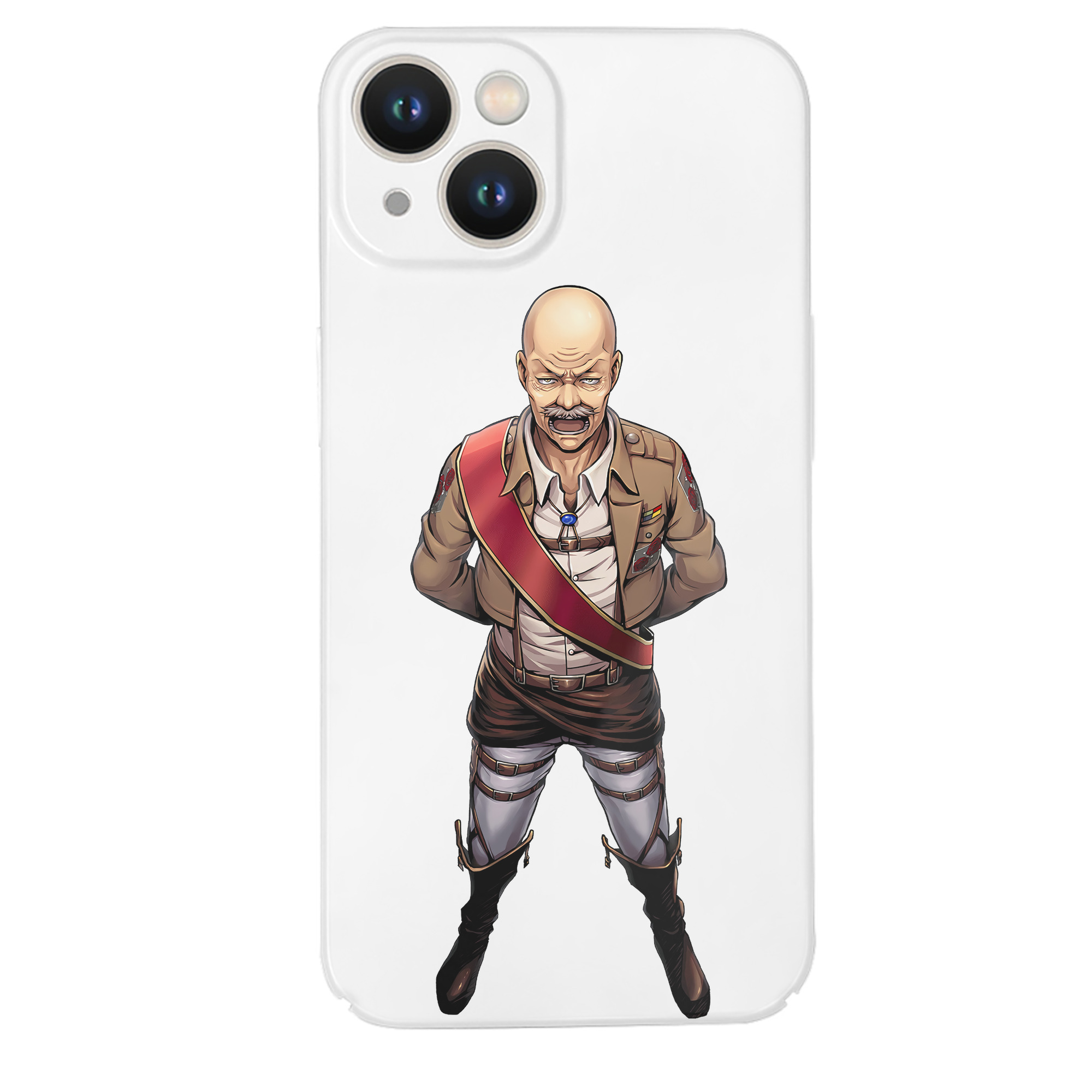 （画像用） 進撃の巨人 ドット·ピクシス Attack on Titan Dot Pixis 【iPhone 14シリーズ対応】ハードケース